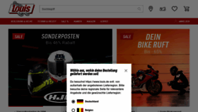 What Louis.de website looked like in 2023 (3 years ago)