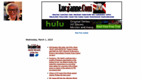What Lucianne.com website looked like in 2023 (2 years ago)