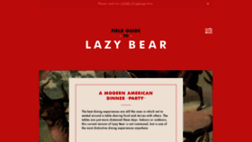 What Lazybearsf.com website looked like in 2023 (1 year ago)