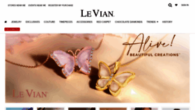 What Levian.com website looked like in 2023 (1 year ago)