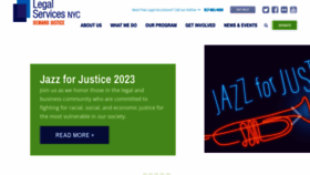 What Legalservicesnyc.org website looked like in 2023 (1 year ago)