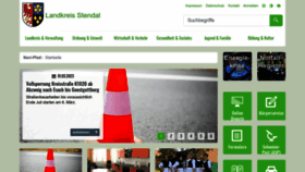 What Landkreis-stendal.de website looked like in 2023 (1 year ago)