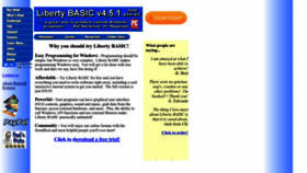 What Libertybasic.com website looked like in 2023 (1 year ago)