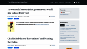 What Libertarianstandard.com website looked like in 2023 (1 year ago)