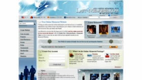 What Last-memories.com website looked like in 2023 (1 year ago)