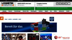 What Logistik-heute.de website looked like in 2023 (1 year ago)