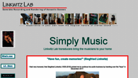 What Linkwitzlab.com website looked like in 2023 (1 year ago)