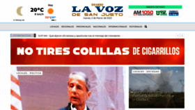 What Lavozdesanjusto.com.ar website looked like in 2023 (1 year ago)