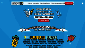 What Lollapaloozabr.com website looked like in 2023 (1 year ago)