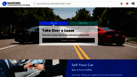 What Leasetrader.com website looked like in 2023 (1 year ago)