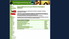 What Lerntippsammlung.de website looked like in 2023 (1 year ago)