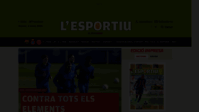 What Lesportiudecatalunya.cat website looked like in 2023 (1 year ago)