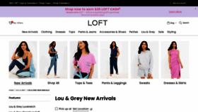What Louandgrey.com website looked like in 2023 (1 year ago)