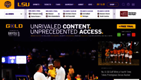 What Lsusports.net website looked like in 2023 (1 year ago)