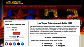 What Lasvegas-entertainment-guide.com website looked like in 2023 (1 year ago)