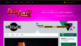 What Lareclame.fr website looked like in 2023 (1 year ago)