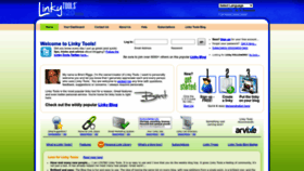 What Linkytools.com website looked like in 2023 (1 year ago)