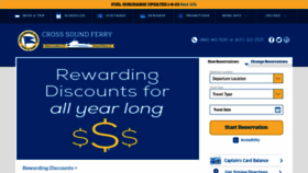 What Longislandferry.com website looked like in 2023 (1 year ago)