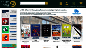 What Laflutedepan.com website looked like in 2023 (1 year ago)