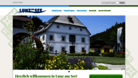 What Lunz.at website looked like in 2023 (1 year ago)