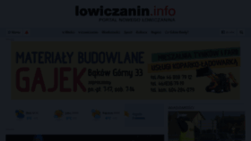 What Lowiczanin.info website looked like in 2023 (1 year ago)