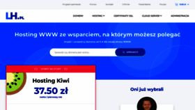 What Lh.pl website looked like in 2023 (1 year ago)