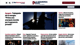 What Laizquierdadiario.com website looked like in 2023 (1 year ago)