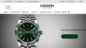 What Londonjewelers.com website looked like in 2023 (1 year ago)