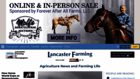 What Lancasterfarming.com website looked like in 2023 (1 year ago)