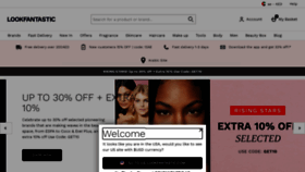 What Lookfantastic.ae website looked like in 2023 (1 year ago)