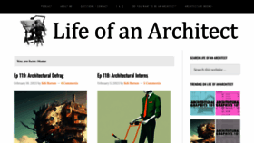 What Lifeofanarchitect.com website looked like in 2023 (1 year ago)