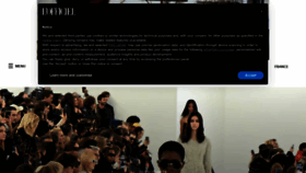 What Lofficiel.com website looked like in 2023 (1 year ago)