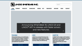 What Lindo.com website looked like in 2023 (1 year ago)