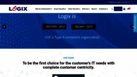 What Logix.in website looked like in 2023 (1 year ago)