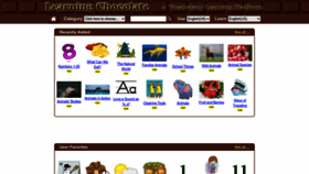 What Learningchocolate.com website looked like in 2023 (1 year ago)