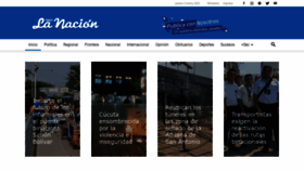 What Lanacionweb.com website looked like in 2023 (1 year ago)
