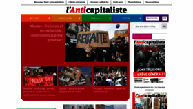 What Lanticapitaliste.org website looked like in 2023 (1 year ago)