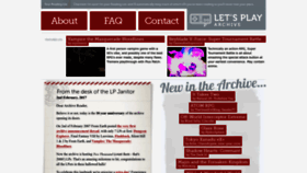 What Lparchive.org website looked like in 2023 (1 year ago)