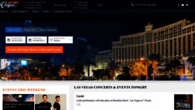 What Lavishvegas.com website looked like in 2023 (1 year ago)