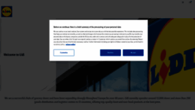 What Lidl-flyer.com website looked like in 2023 (2 years ago)