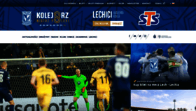 What Lechpoznan.pl website looked like in 2023 (1 year ago)
