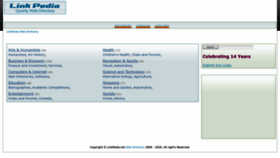 What Linkpedia.net website looked like in 2023 (1 year ago)