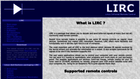 What Lirc.org website looked like in 2023 (1 year ago)