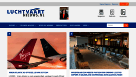 What Luchtvaartnieuws.nl website looked like in 2023 (1 year ago)