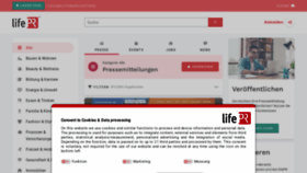 What Lifepr.de website looked like in 2023 (1 year ago)