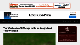 What Longislandpress.com website looked like in 2023 (1 year ago)