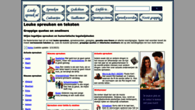 What Leukespreuk.nl website looked like in 2023 (1 year ago)