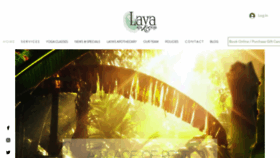 What Layaspaandyoga.com website looked like in 2023 (1 year ago)