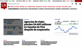 What Larepublica.com.co website looked like in 2023 (1 year ago)