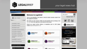 What Legalbrief.co.za website looked like in 2023 (1 year ago)
